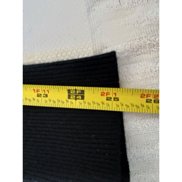 Beth Bowley 100% Cashmere V-Neck Sweater Black Ruched Women Size L Luxury - Picture 13 of 15